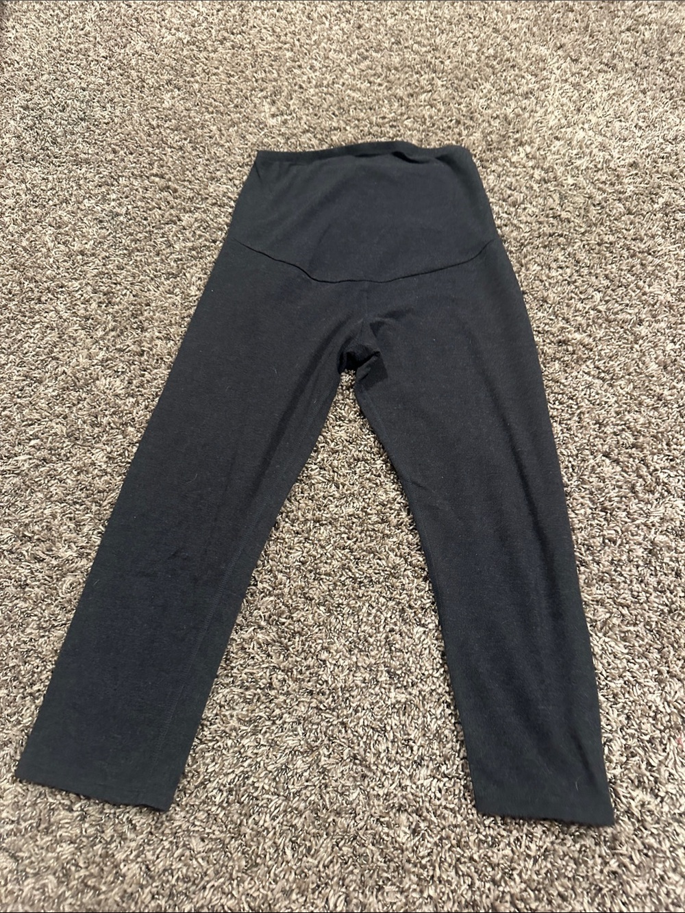Sonoma Black High-Waist Maternity Leggings